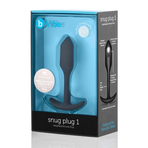 b-Vibe Plug Snug 1 con Peso - Comodidad y Diversión