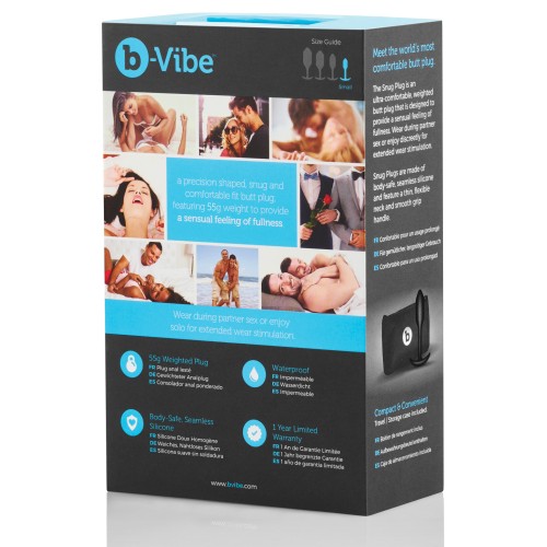 b-Vibe Weighted Snug Plug 1 - Comfort and Fun