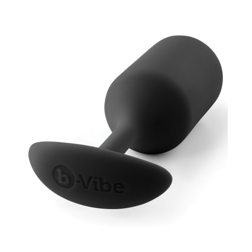 b-Vibe Snug Plug 3 con Peso para Placer Anal