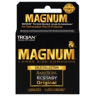 Trojan Magnum Gold Collection Pack of 3 for Protection