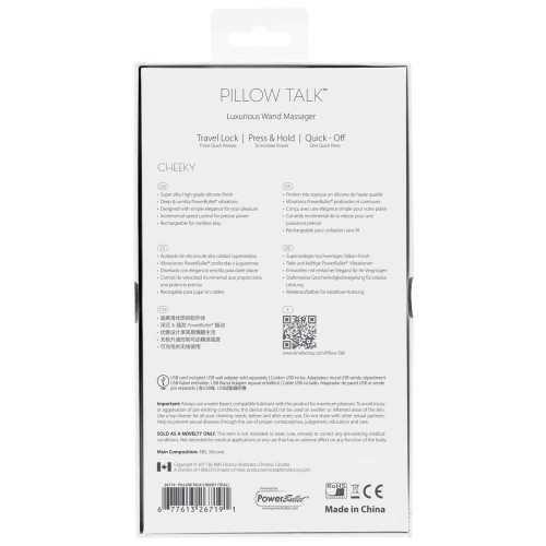 Varita Pillow Talk Cheeky - Rosa