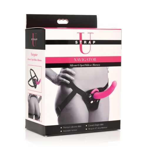 Strap U Navigator Silicone G Spot Dildo