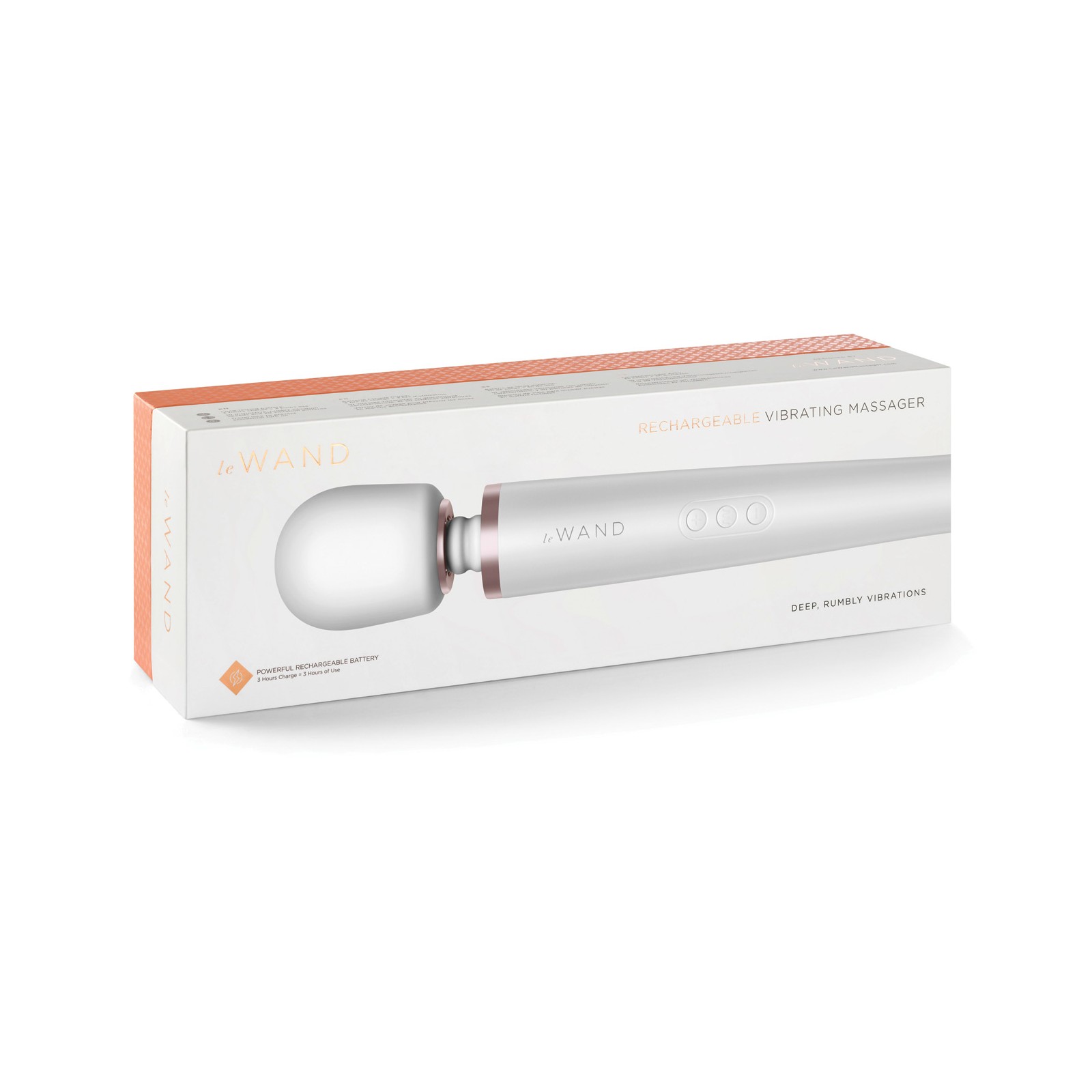 Le Wand Rechargeable Massager Pearl White