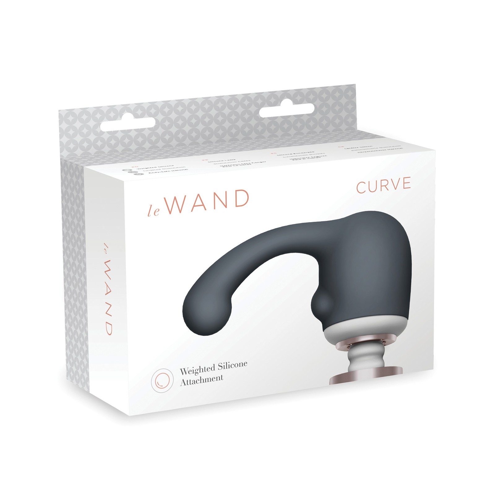 Le Wand Curve Weighted Silicone Attachment for Targeted Stimulation