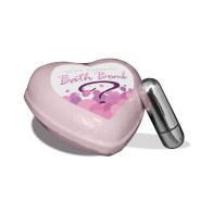 Seductive Heart-Shaped Bath Bomb with Vibrator