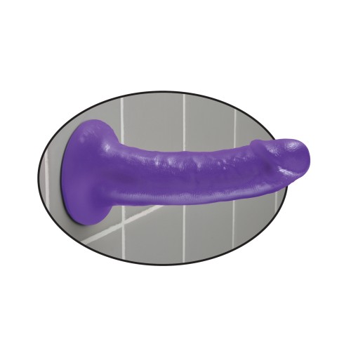 Dillio 6 Slim Purple Dildo