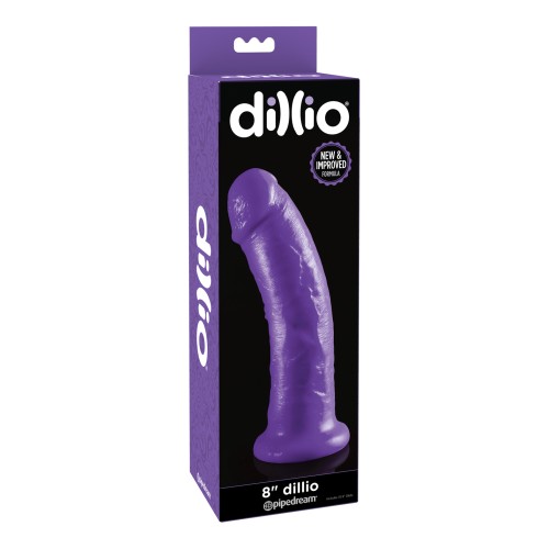 Dillio 8 Inch Purple Dildo