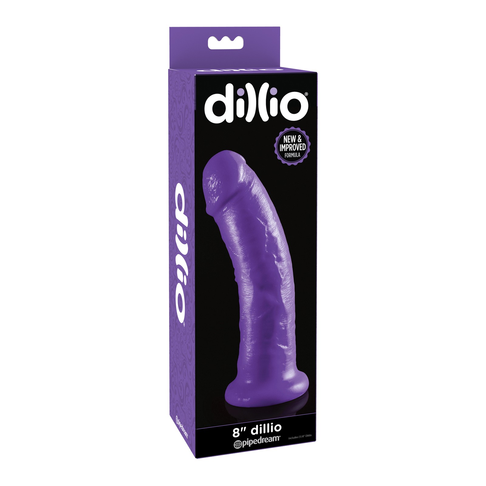 Dillio 8 Inch Purple Dildo