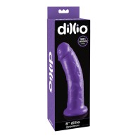 Dillio 8 Inch Purple Dildo