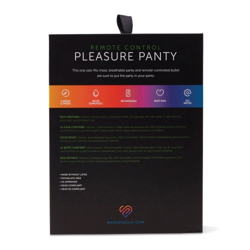 Pleasure Panty Bullet Remote Control Black