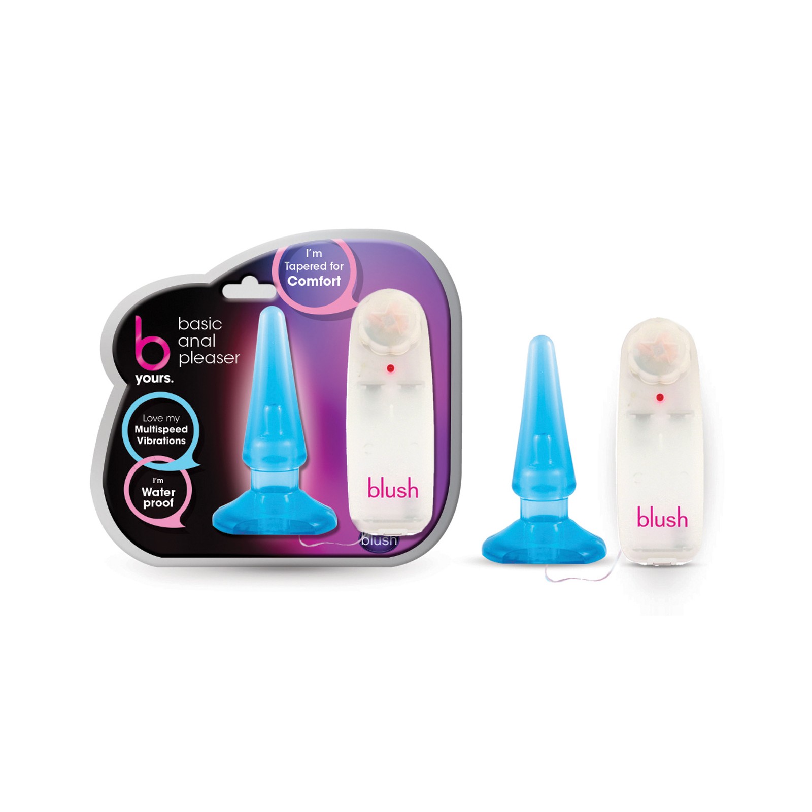 Blush B Yours Basic Anal Pleaser Blue - Beginner's Toy