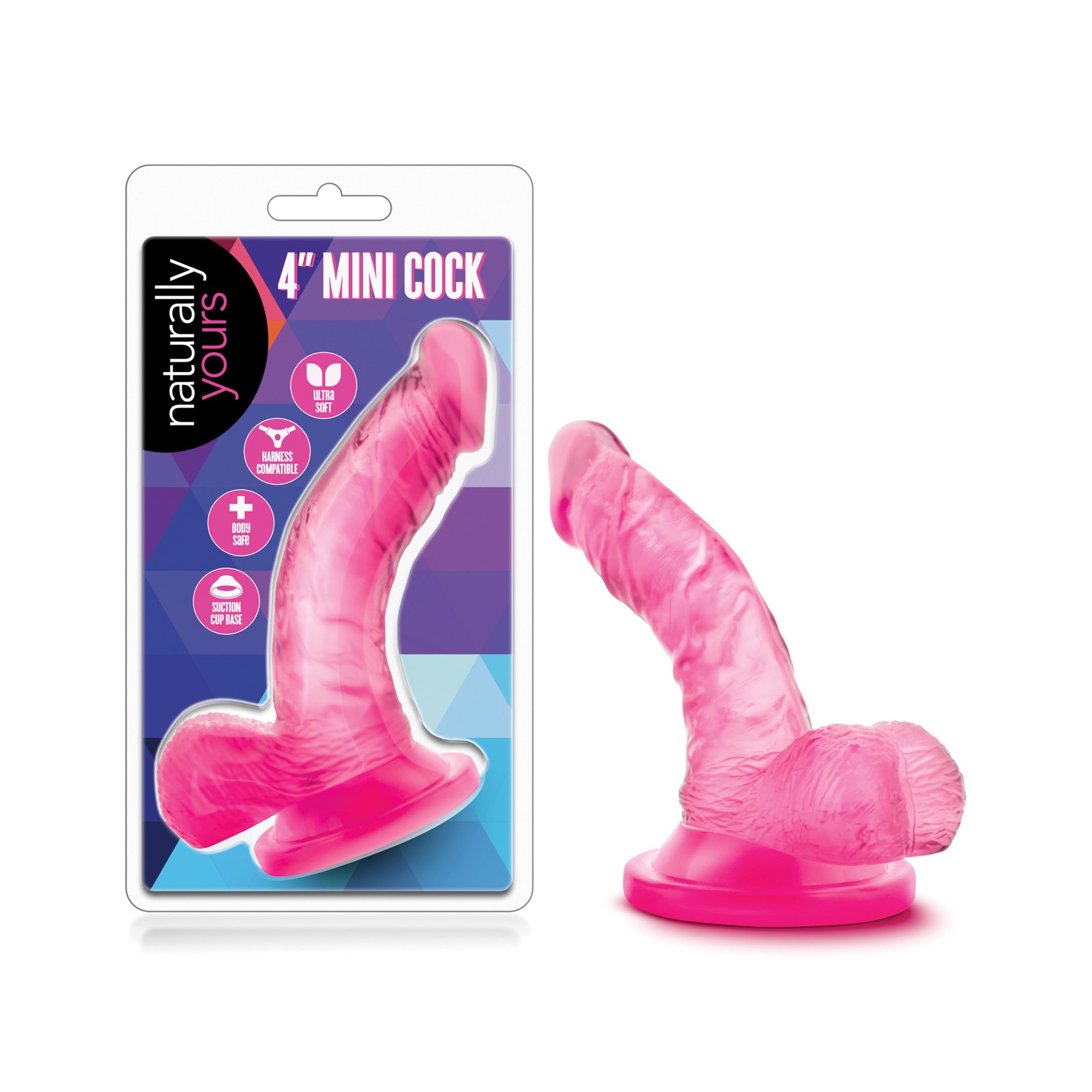 Blush Naturally Yours Mini Cock Pink 4 Inch