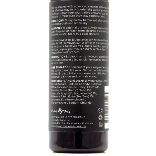 Earthly Body Hemp Seed Toy Cleaner 4 oz