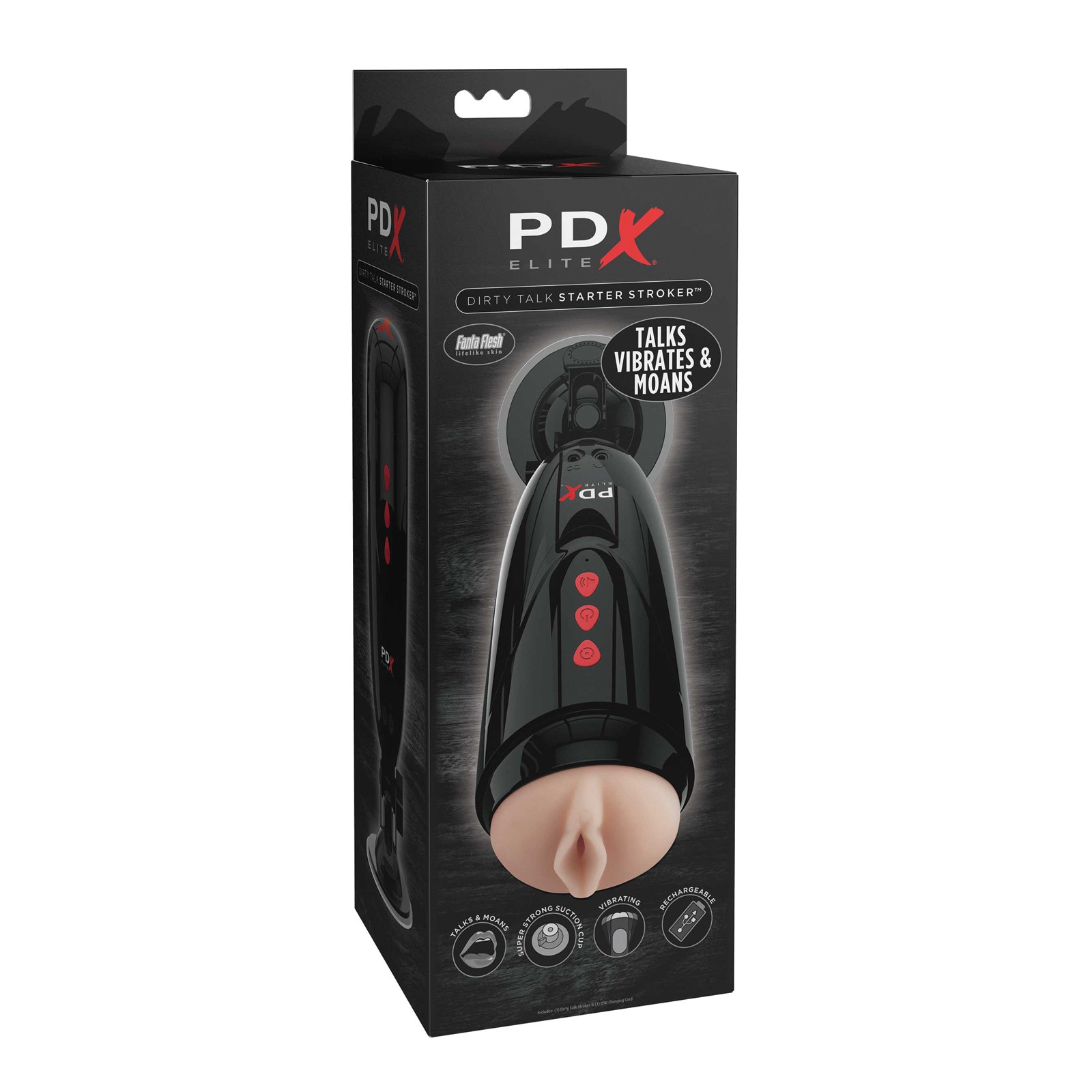 PDX Elite Dirty Talk Starter Stroker