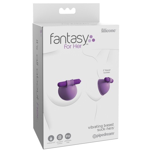 Fantasy For Her Vibrating Breast Suckers