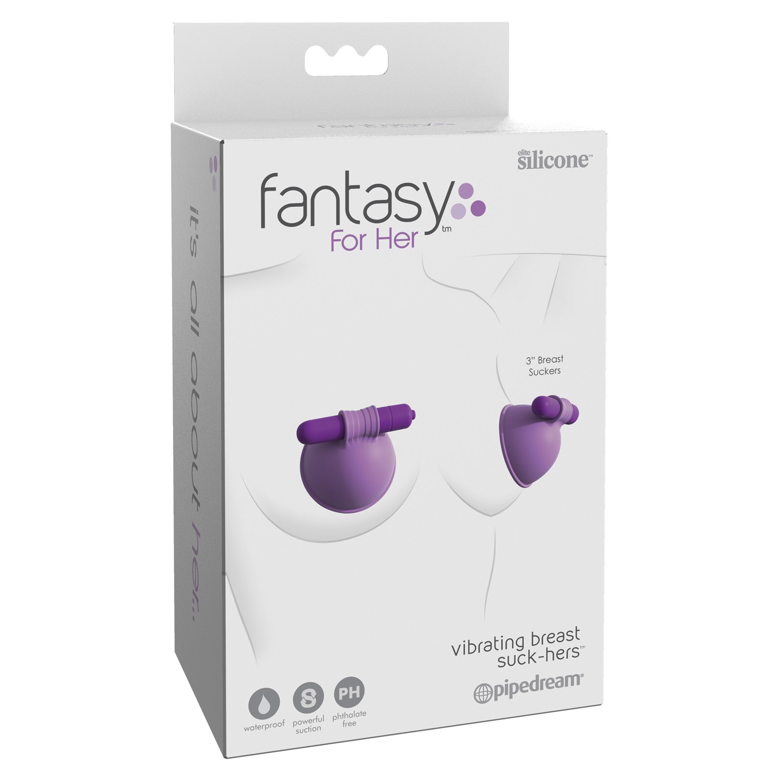 Fantasy For Her Vibrating Breast Suckers