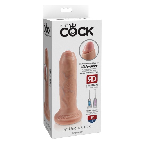 Dildo King Cock 6 Pulgadas Incircunciso Carne