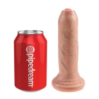 King Cock 6 Inch Uncut Dildo Flesh