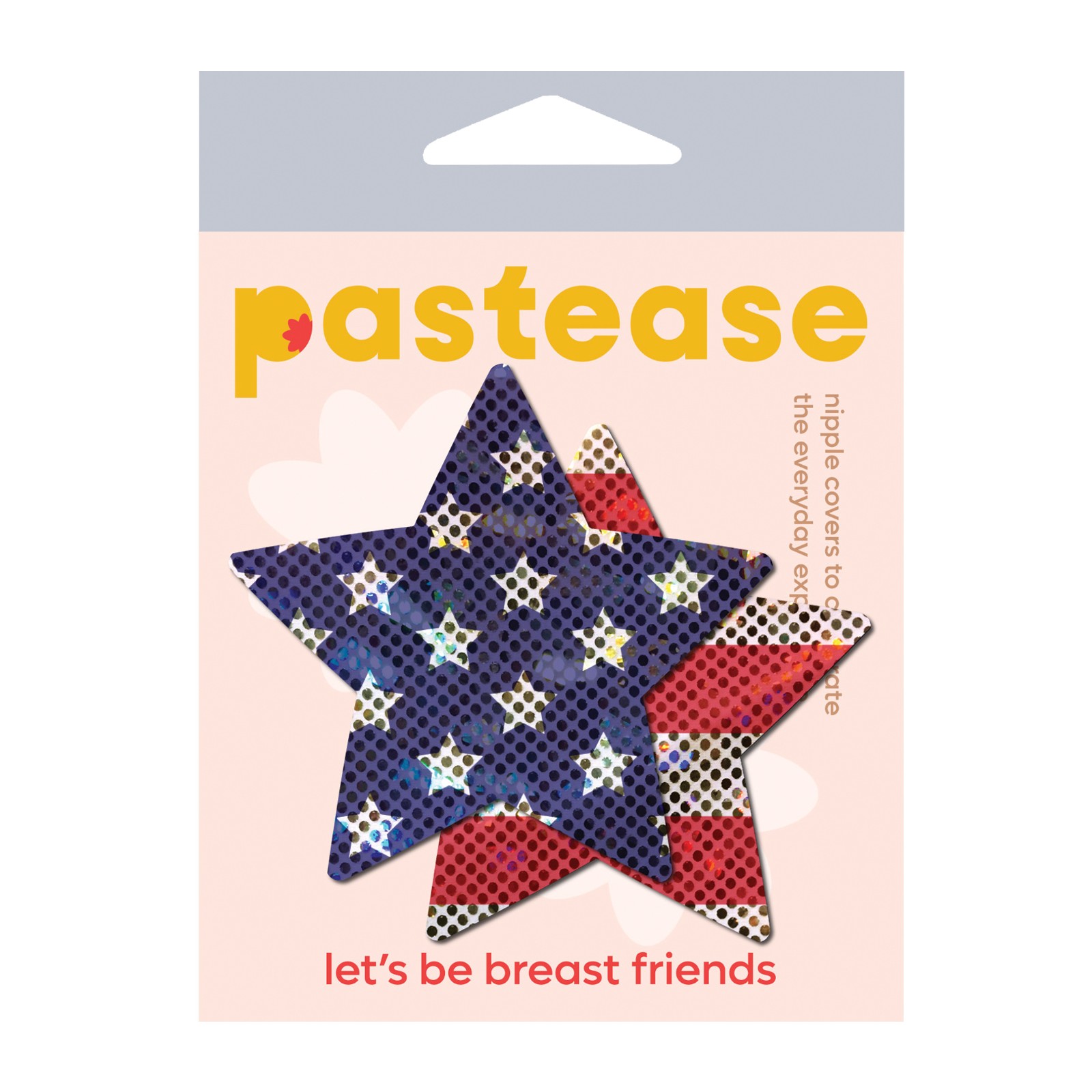 Pastease Premium Glitter Patriotic Star - Festive Fun