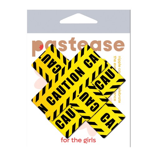 Pastease Premium Caution Cross Negro Amarillo