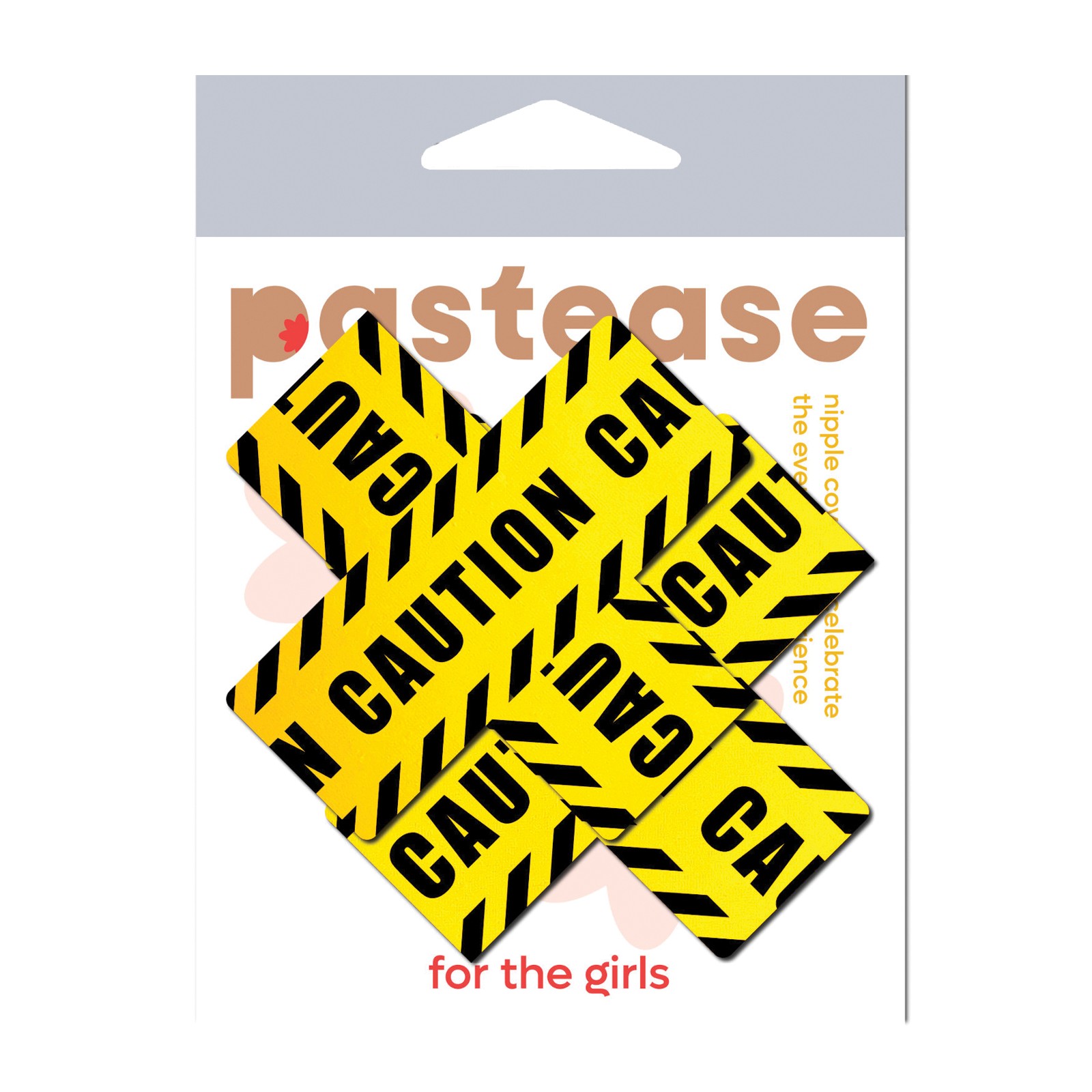 Pastease Premium Caution Cross Black Yellow