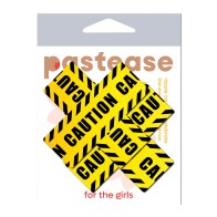 Pastease Premium Caution Cross Negro Amarillo