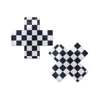 Pastease Premium Checker Cross - Black/White