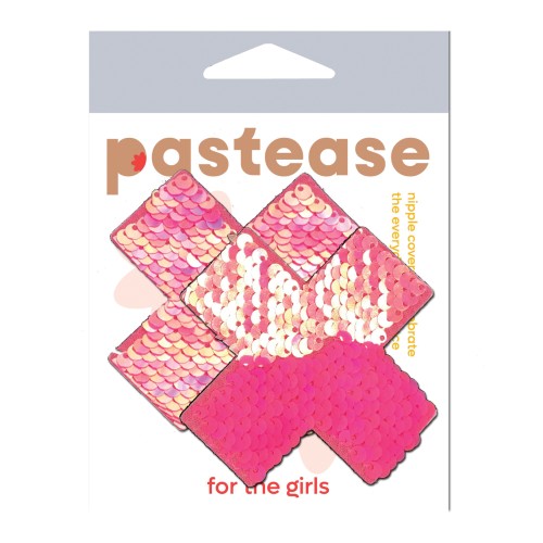 Pastease Color Changing Sequins Cross - Pink