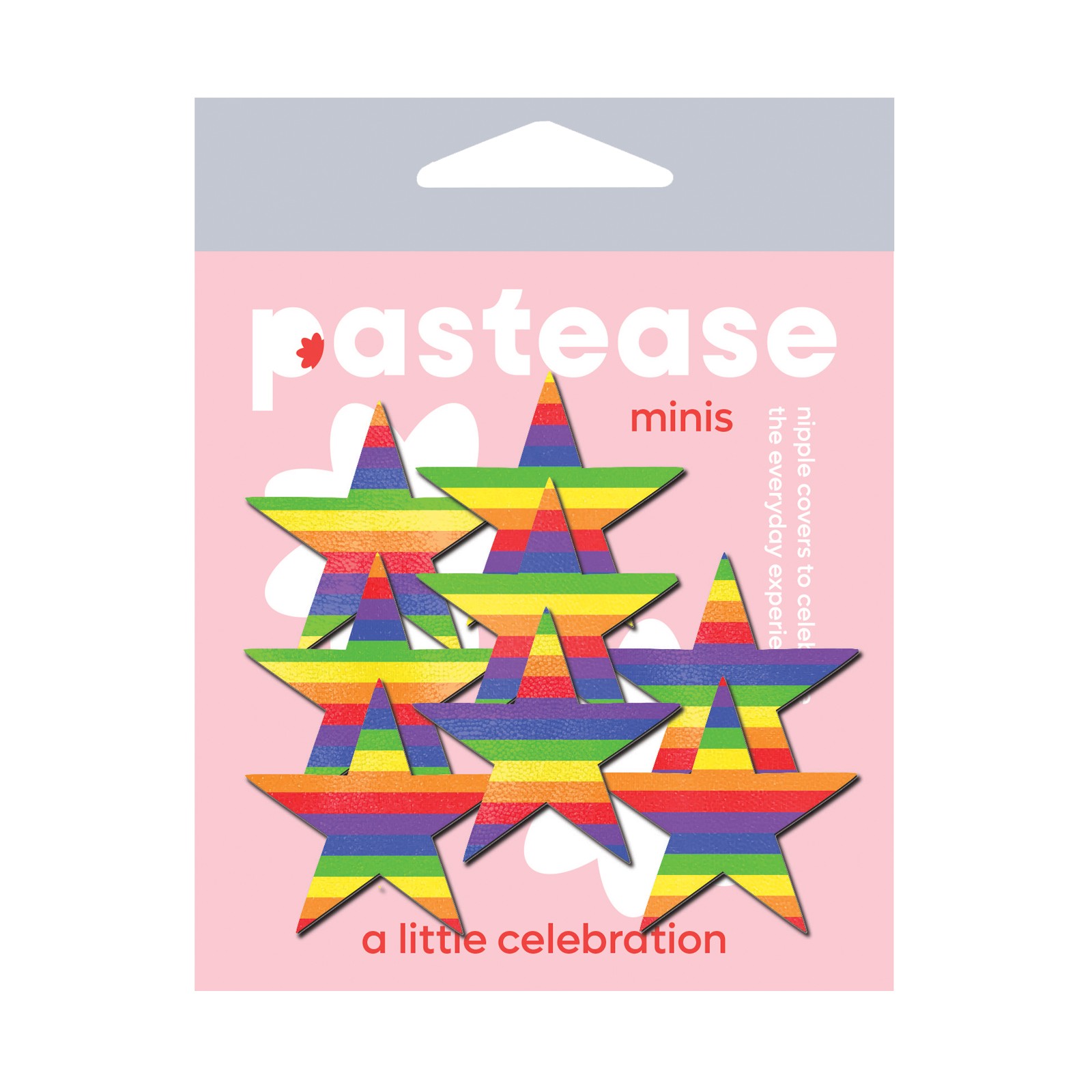 Pastease Premium Mini Rainbow Stars - Fun Body Art