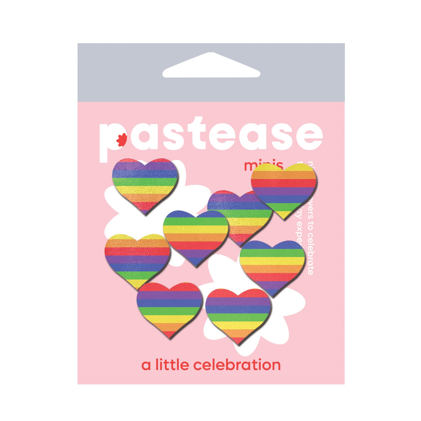 Pastease Premium Mini Rainbow Heart - Fun and Stylish Nipple Pasties