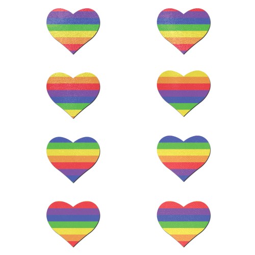 Pastease Premium Mini Rainbow Heart - Fun and Stylish Nipple Pasties