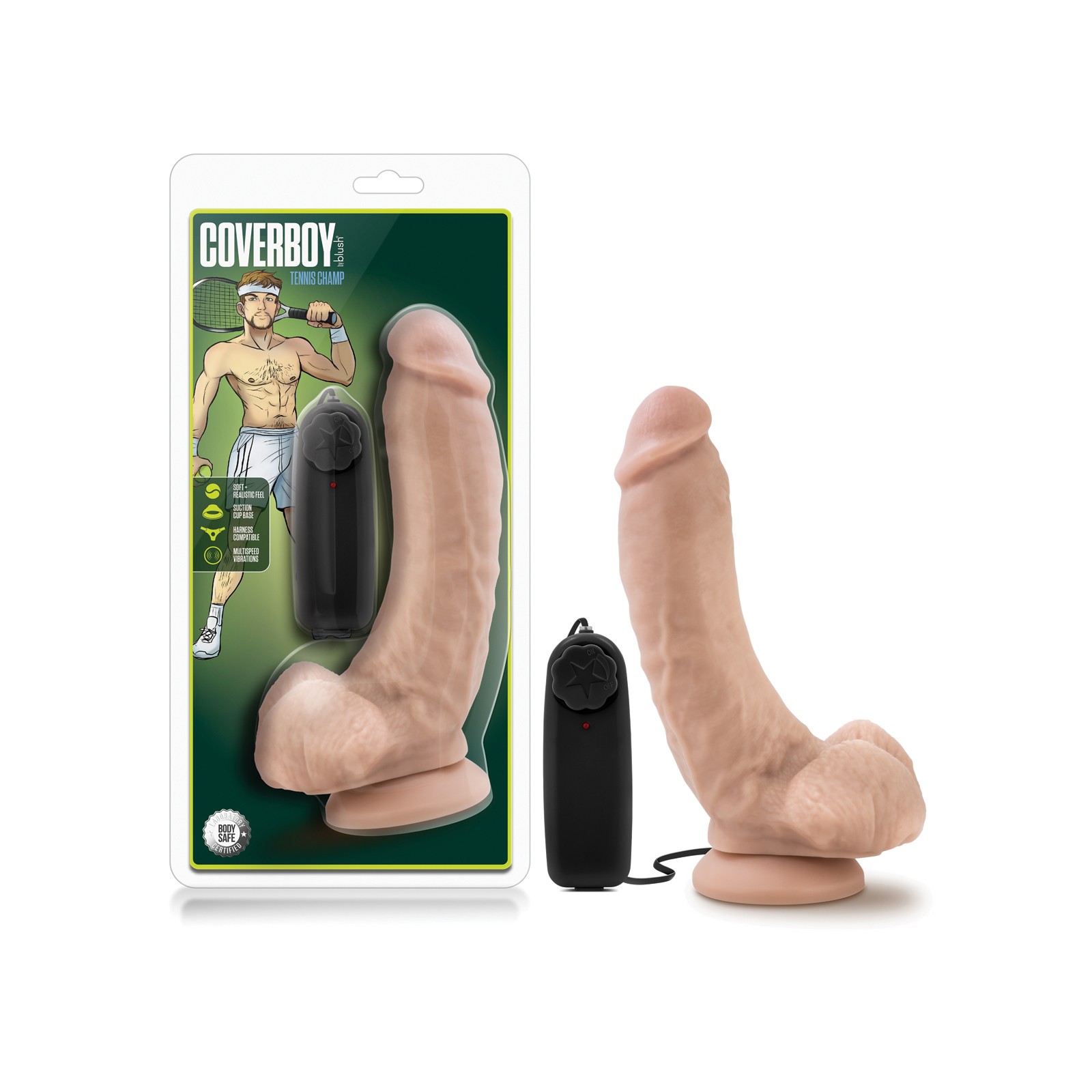 Pene Vibrador Tennis Champ para Placer Supremo