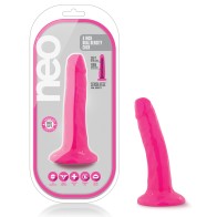 Dildo Dual Densidad Neo 5.5 Pulgadas Rosa Neón