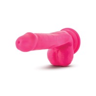 Blush Neo 6" Neon Pink Dual Density Cock