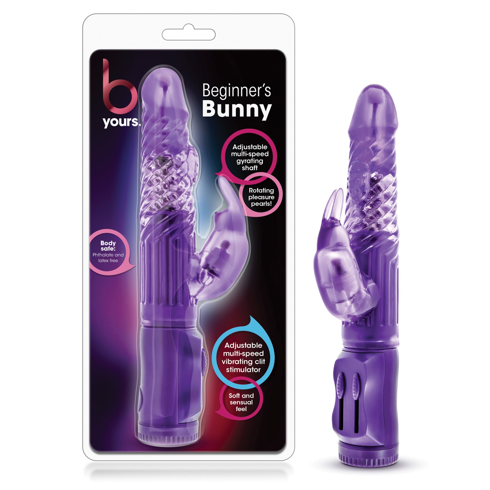 Vibrador Conejito B Yours para Principiantes Púrpura