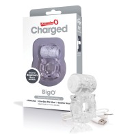 Screaming O Charged Big O Vibrator Cock Ring - Clear