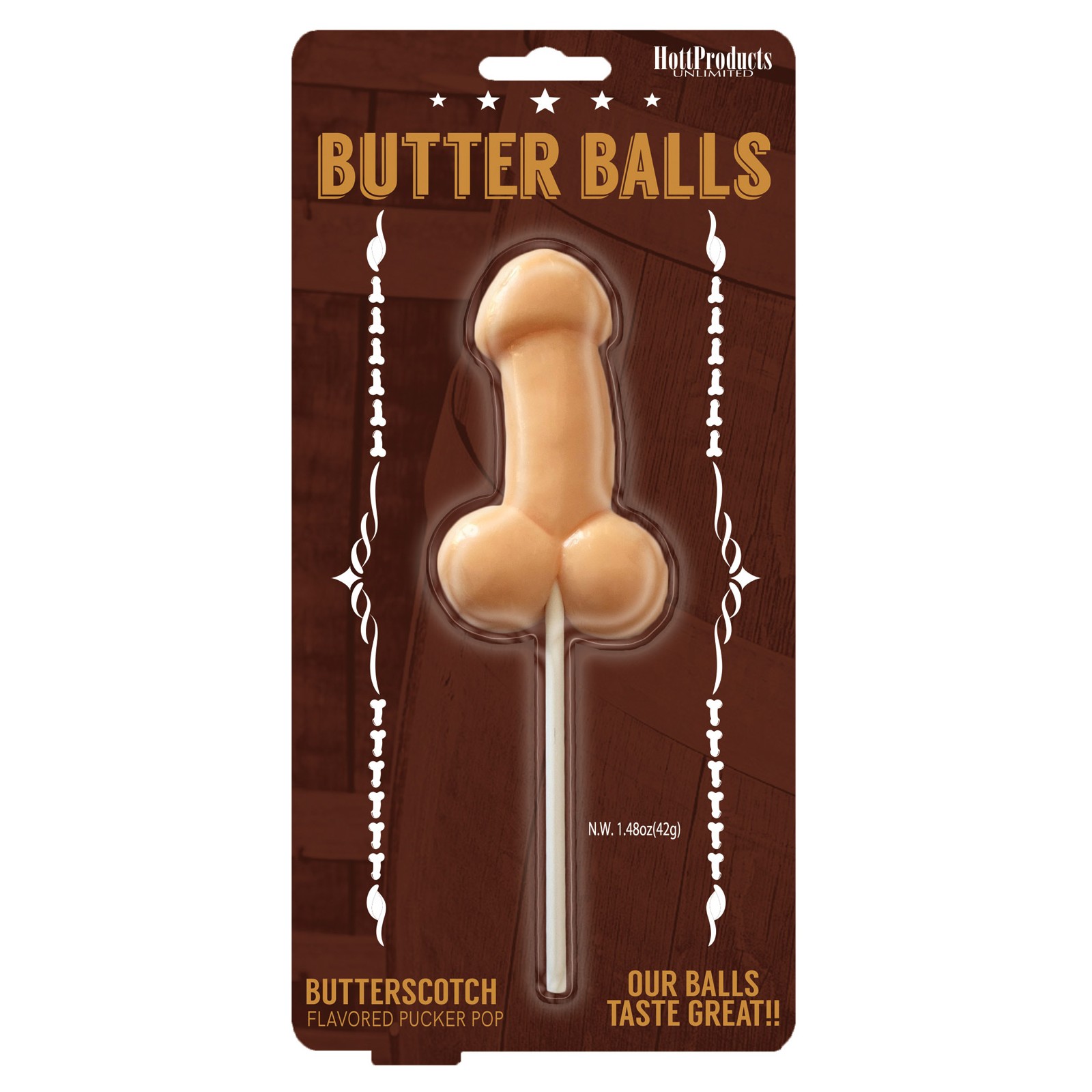 Chupetas Pecker Butter Balls Butterscotch