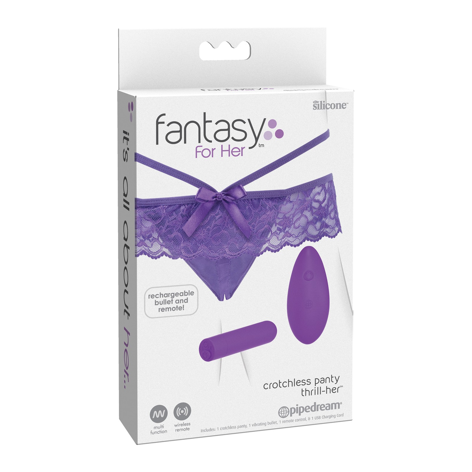 Panty Crotchless Fantasy Para Ella