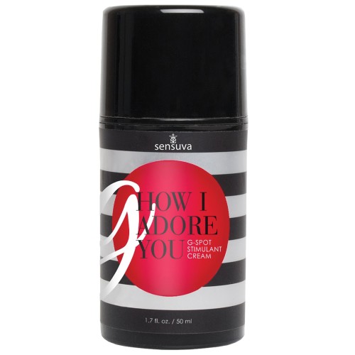 Sensuva G How I Adore You 1.7 oz - G-Spot Enhancer