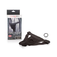 Jock Strap Packer Gear Negro L/XL para Uso Cómodo