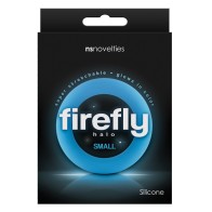 Firefly Halo Small Glow-in-the-Dark Cockring Blue