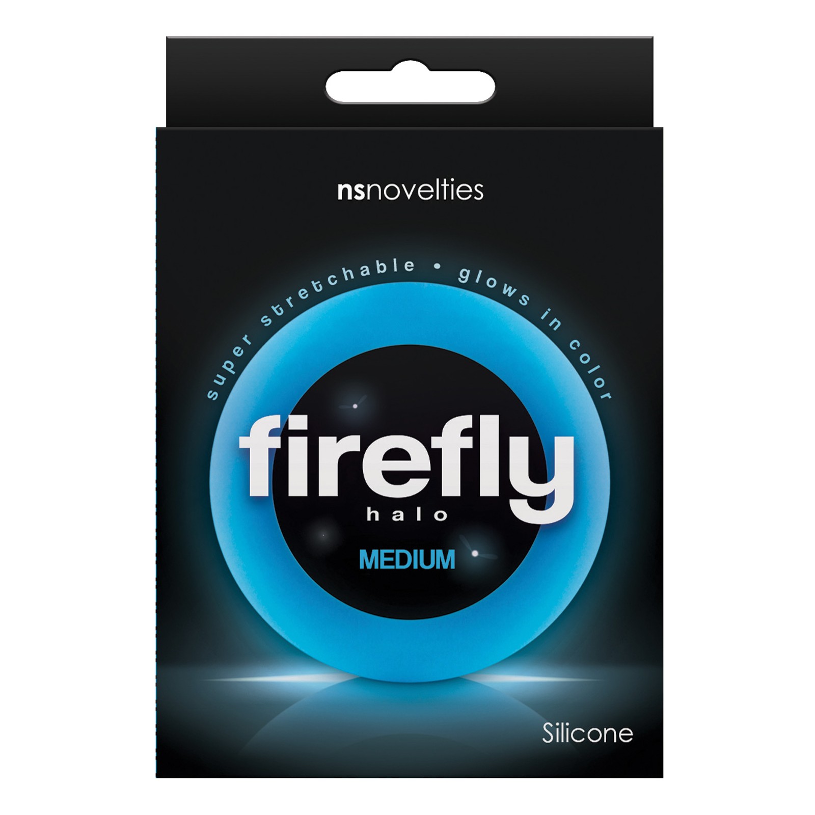 Firefly Halo Medium Cockring - Blue