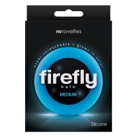 Firefly Halo Medium Cockring - Blue