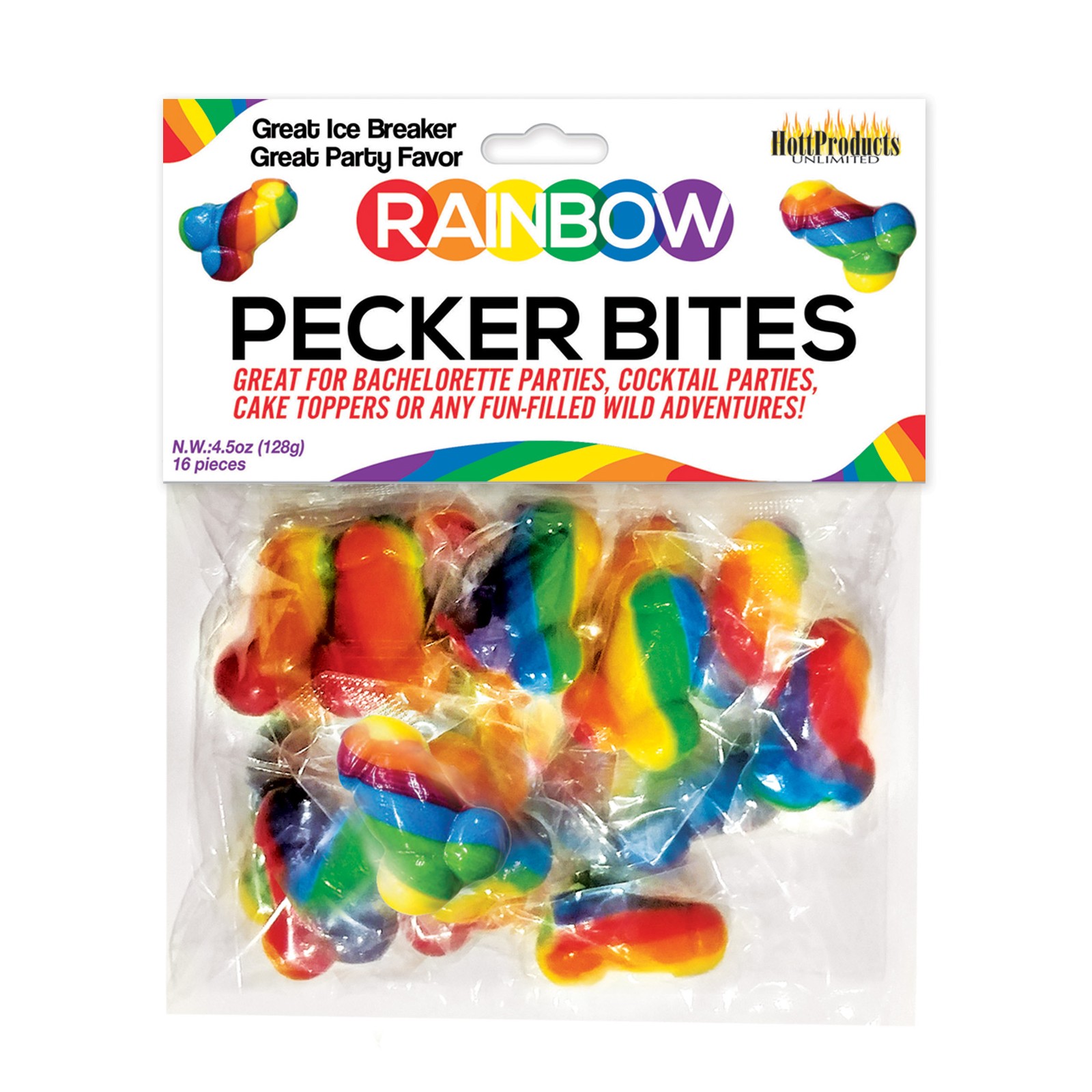 Rainbow Pecker Bites Candies for Fun