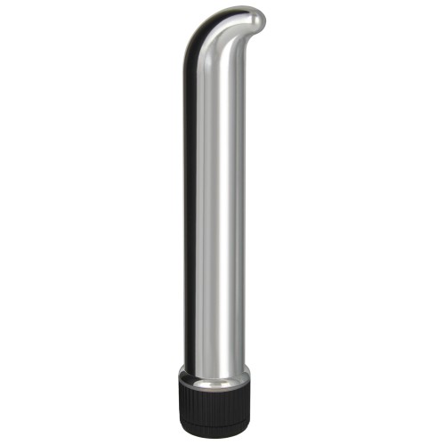 Vibrador Chrome Classics de 7" para Punto G - Plateado