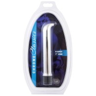 Vibrador Chrome Classics de 7" para Punto G - Plateado