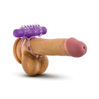 Blush Play With Me Vibrating Double Strap Cockring Purple