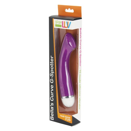 GigaLuv Bella's Curve G-Spot Vibrator Purple