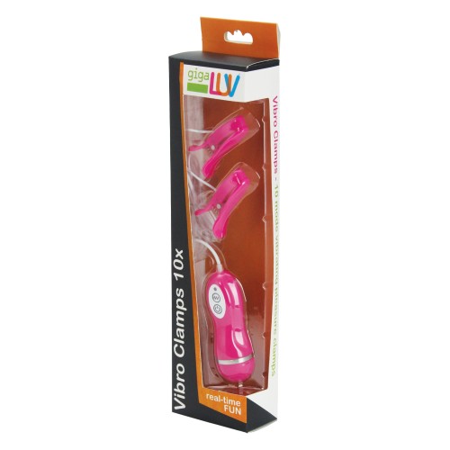 GigaLuv Vibro Clamps 10 Functions Pink