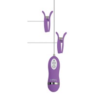 GigaLuv Vibrating Clamps 10 Functions Purple